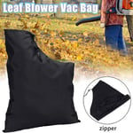 AOUGO Aougo - Lawn Shredder Strong Polyester Leaf Blower with Zipper Black