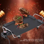 Electric Table Top Grill Griddle BBQ Hot Plate Camping Cooking Cast Iron Pan