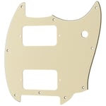 Musiclily Pro 9 Holes HH Pickguard 2 Humbuckers For Squier Bullet Mustang Guitar