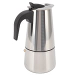 Coffe Maker Food Grade Portable Stainless Steel Moka Pot For Home&Outdoor Cam✿