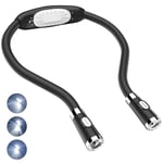 LED-läslampa, nacklampa handsfree flexibel LED-nattlampa