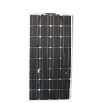 100W Solpanel, högeffektiva monokristallin solceller, marknadsledande effekt, böjbar