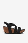 Copenhagen Shoes - Sandaletter Stacia Nubuch - Svart