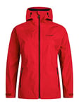 Berghaus Women's Deluge Pro Shell Rain Jacket, Durable, Breathable Coat, Red Goji Berry, 8