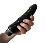 Vibrator Dildo 6 Inch GIRTHY Black Vibe Realistic Ladies Vagina Sex Toy
