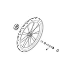 Thule Wheel Asssembly Left - Thule Chariot Sport 1540192433