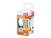 Osram Led Star - Led-Glödlampa Med Filament - Form: P45 - Glaserad Finish - E27 - 1.5 W (Motsvarande 15 W) - Klass F - Varmt Vitt Ljus - 2700 K