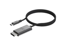 Câble vidéo LinQ Display Port(M) vers USB-C(M) 2 m Noir