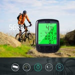 YDL Équipage LCD Imperméable Cyclisme Vélo Vélo Ordinateur Odométrique Compteur De Vitesse avec Rétroéclairage Vert Vente Vitesse Actuelle Chronomètre (Color : 563B)