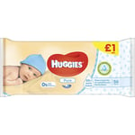 Huggies Pure Baby Wipes Pack of 12 x 56 Wipes (672 wipes)
