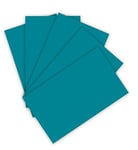 folia Couleur 130 g/m², Papier à Dessin Argile Turquoise, Format A3, 50 Feuilles, Base pour de Nombreux travaux manuels, 10263380, türkis