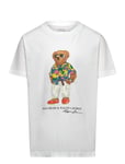 Polo Bear Cotton Jersey Tee Tops T-shirts Short-sleeved White Ralph Lauren Kids