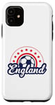 Coque pour iPhone 11 Ballon de football Euro Star Angleterre