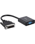 StarTech.com Câble adaptateur actif DVI vers VGA - Convertisseur DVI-D HD15 M/F 1080p