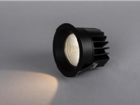 Solo Mini LED-downlight G2 Sort 3000K DALI, 1080 lm, Ra>85, SDCM3, 15W, IP54, klart dækglas. DALI-driver inkluderet PROFESSIONEL