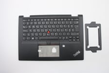 Lenovo Yoga X390 Keyboard Palmrest Top Cover Belgian Black Backlit 02HL534