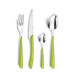 Amefa Eclat 16-Piece Cutlery Set Lime Green