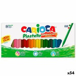 Tjocka färgpennor Carioca Plastello Multicolour (54 antal)