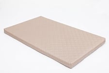 HobbyDog DMABEZ3 Delux Matelas Fin pour Chien et Chat Beige Taille XXL 103 x 63 cm 600 g