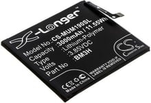 Kompatibelt med Xiaomi Mi Play, 3.85V, 3000 mAh