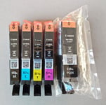 Genuine Canon PGI-550XL Black + CLI-551XL CMYK Ink Cartridges