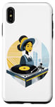 Coque pour iPhone XS Max Platine disque, rétro, vintage, tournante, DJ, vinyle