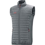 JAKO Men's quilted vest premium other jacket., mens, 7005, stone grey, M