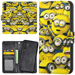 Samsung Galaxy A16 4G/5G - Plånboksfodral/Skal Minions