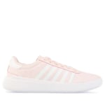 Women's K-Swiss Heritage Light T Lace up Casual Trainers in Pink