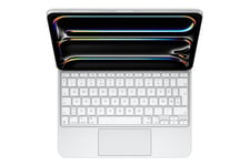 Apple Magic Keyboard - tastatur og folio-kasse - med trackpad - QWERTY - norsk - hvid Indgangsudstyr