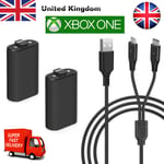2 Pack Rechargeable Battery Charger Cable For XBox One X/S Series X/S Controller