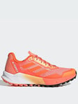 adidas Terrex Women's Agravic Flow Trail Running Trainers 2.0 - Orange, Orange, Size 6, Women