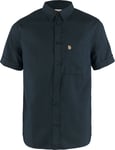 Fjällräven - Övik Travel Shirt SS Men - Dark Navy - XL