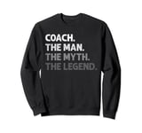 Vintage Coach THE MAN THE MYTH THE LEGEND Sports Sweatshirt