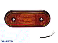 LED Positionsljus Valeryd 120x46x18 röd 12-30V med reflex inkl. 450 mm