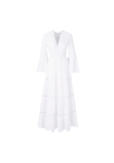 Cordelia Wide Sleeve Maxi Dress - White