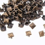 8mm Metal Pyramid Rivet Copper 100100pcs Acrylic Bullet Spike Cone Screwback Studs, Beads, Sew On, Glue On, Stick On, DIY Garments, Bags & Shoes Embellishment Cool Rivets Punk