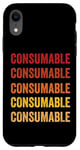 Coque pour iPhone XR Définition du consommable, consommable