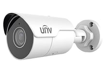 Uniview IPC2124LE-ADF40KM-G caméra de sécurité Cosse Caméra de sécurité IP Extérieur 2688 x 1520 Pixels IPCam 4MP PoE Bullet Fixed Lentille 2,8mm Plafond/Mur