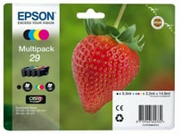 Genuine Epson 29 Strawberry Multipack Ink Cartridge XP 235 332 335 432 435 T2986