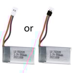3,7V 550mAh 20CLipo Batteri 802035/702035 Litiumbatteri för Hubsan X4 H107 H107L H107D MJXRC F47 DFD-F180 RC Drone
