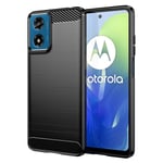 tectTech Motorola Moto G04 Skal TPU Brushed Svart