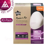 Tommee Tippee Daily Breast Pads│Super Absorbent & Leak-Free│Large│Pack of 40