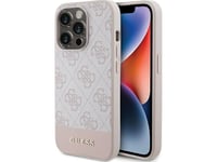 Apple Iphone 15 Pro Guess Dėklas 4G Stripe Collection (Guhcp15lg4glpi) Rožinės Spalvos