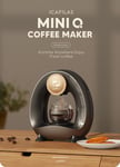 i Cafilas MINI-Q Single Serve Ground Coffee Maker Auto Shut-Off Quiet Operation