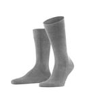 Falke Family Mens Socks in Grey Fabric - Size UK 6-8