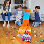 Hot Wheels Track Builder System Cars Crate Raceway Stunt Loops Playset Toy Pack