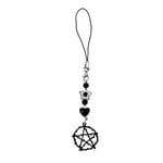 Stil 1 DIY Handgjord Söt Telefoncharm 2000 Dam Halloween Favorit Svart Spindel Halsband Stil 1