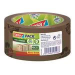 Packtejp TESA Eco Str.50mmx66m brun logo