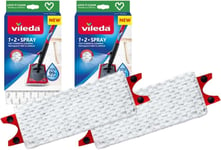 Vileda 1-2 Spray Mop Refill, Pack of 2, Head Replacements,... 